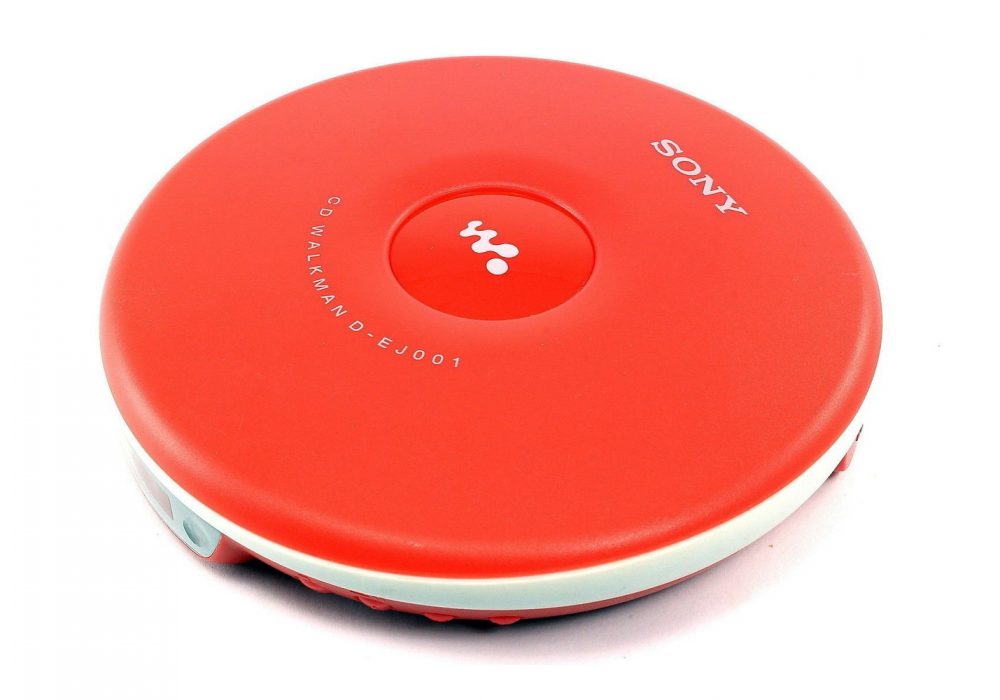 索尼 SONY D-EJ001 CD 随身听 G-Protection 便携 CD Player CD-R/RW