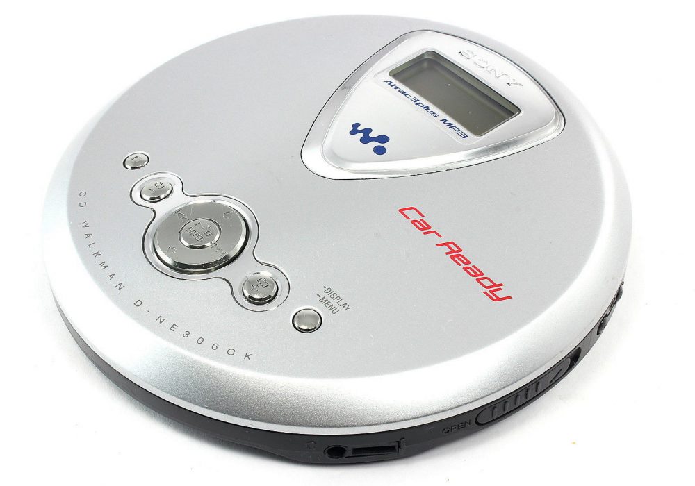 索尼 SONY 随身听 D-NE306CK Atrac3Plus MP3 便携 CD-R/RW Player