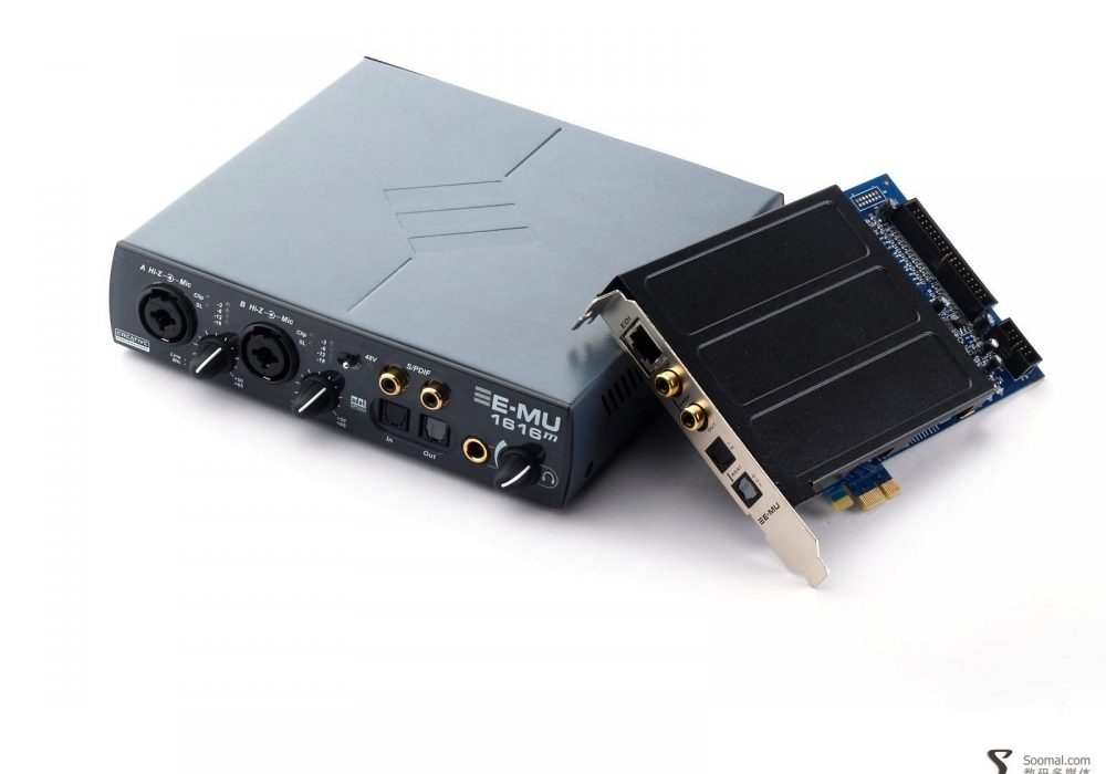 E-MU 1616M PCIe 数字音频系统-1010 PCIe主卡和MicroDock 外置I/O盒