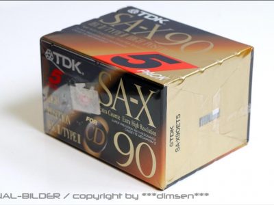 TDK SA-X90 5x ST 空白带
