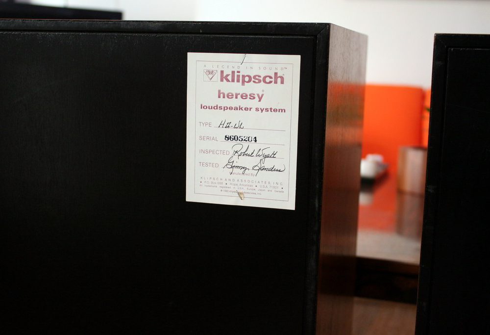 Klipsch Heresy II Loudspeakers