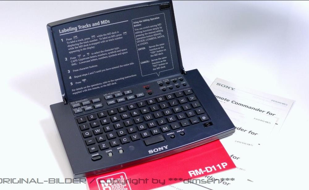 SONY RM-D11P 全键盘遥控器