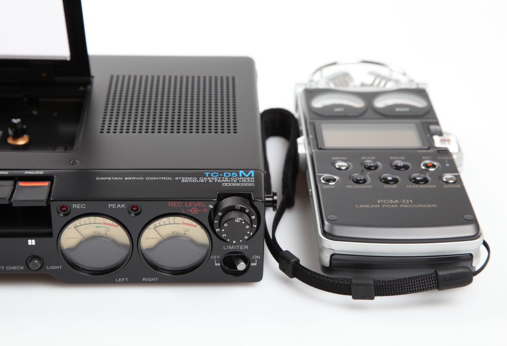 Sony TC-D5M (1978) & PCM-D1 (2005)