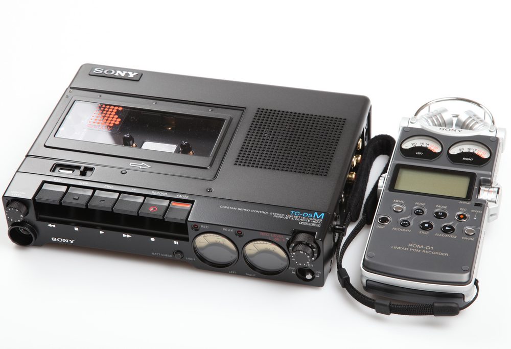 Sony TC-D5M (1978) & PCM-D1 (2005)