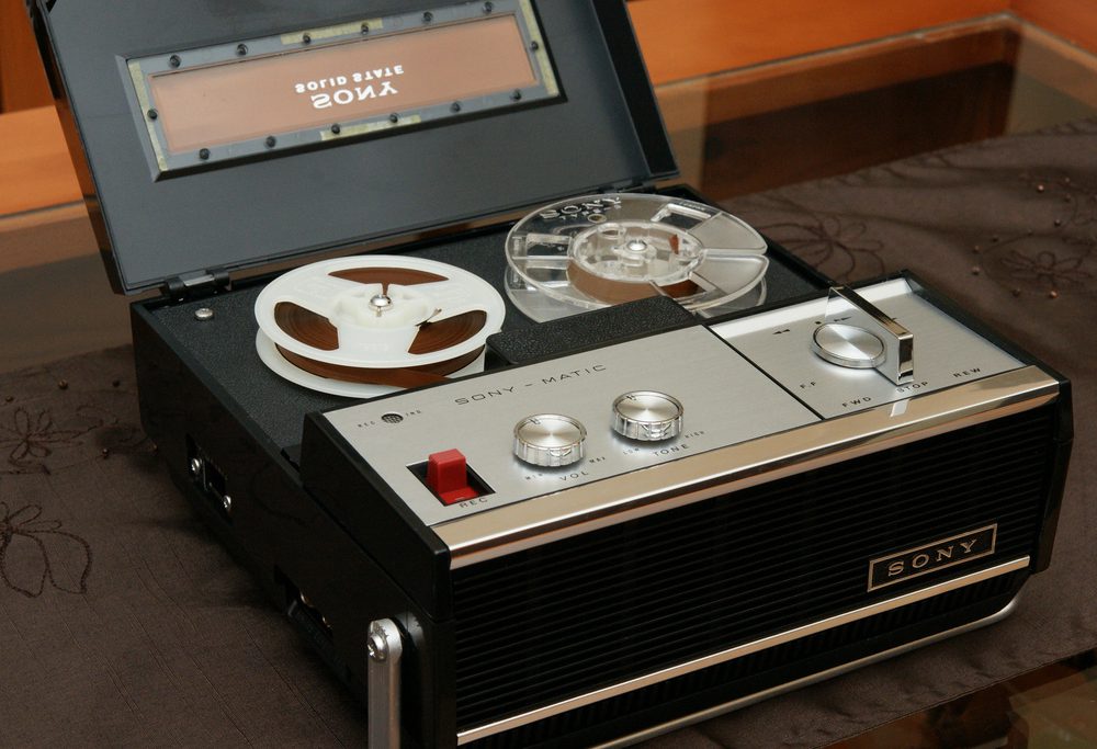 Sony TC-900A Reel to Reel Portable Recorder, 3" Reels (1967)