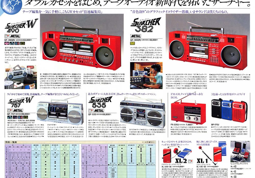 【广告】Radio-CASSETTE-1983