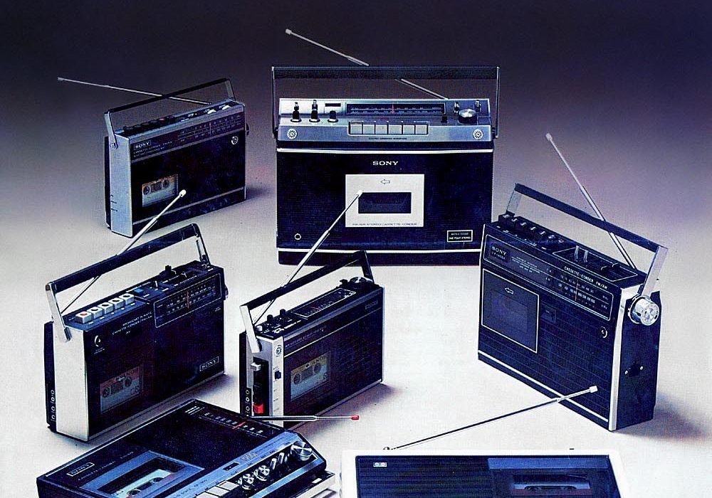 【广告】SONY Radio-CASSETTE CORDER (1972)