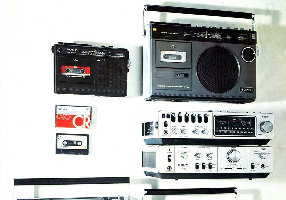 【广告】SONY Radio-CASSETTE CORDER (1975)