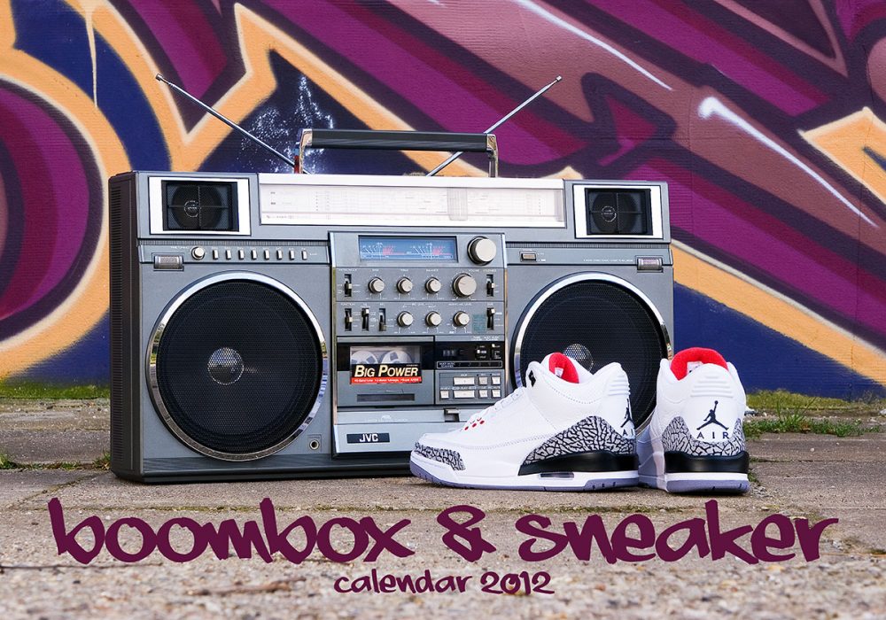 boombox & sneaker calendar 2012 - title