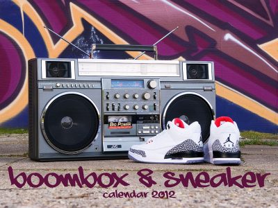 boombox & sneaker calendar 2012 - title