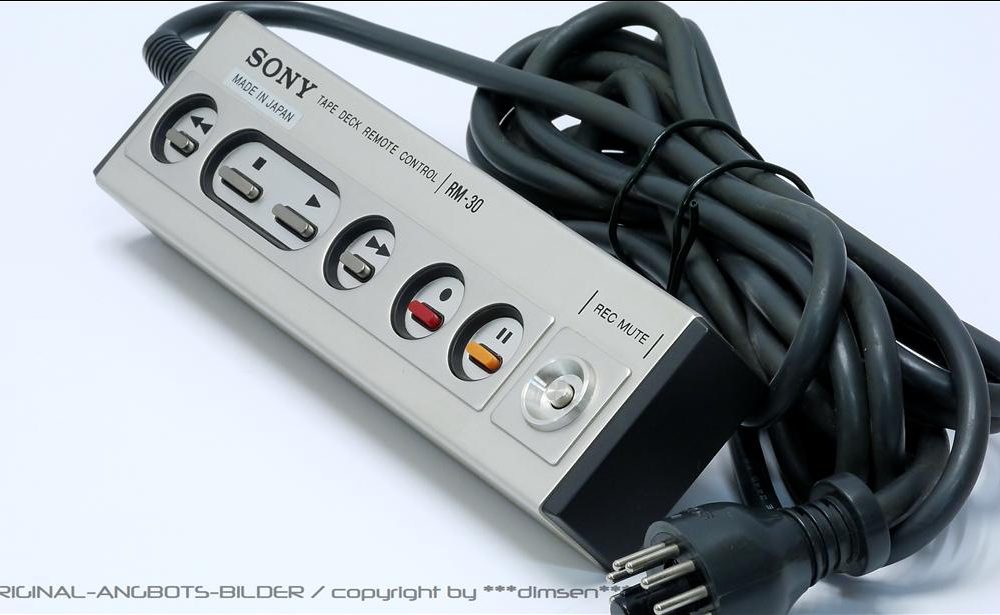索尼 SONY RM-30 卡座线控 遥控器