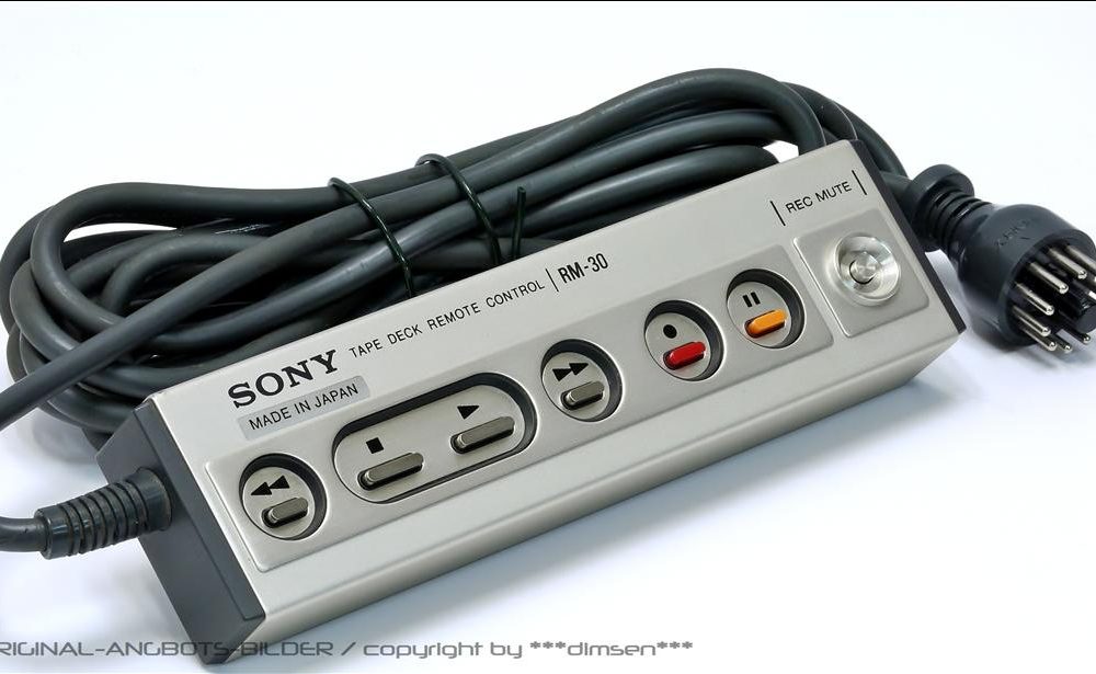 索尼 SONY RM-30 卡座线控 遥控器