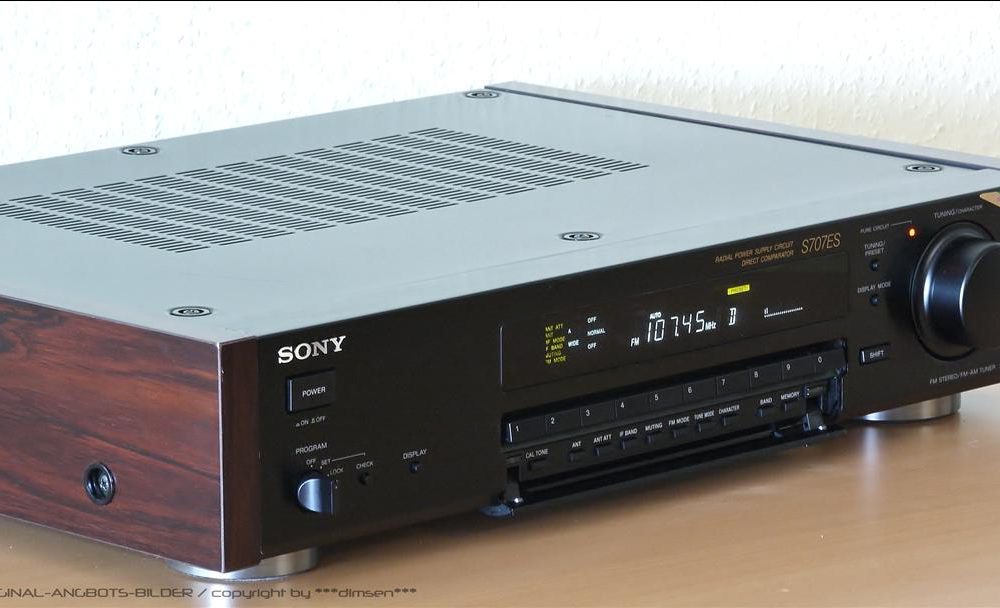 索尼 SONY ST-S707ES FM/AM 数字调谐 收音头