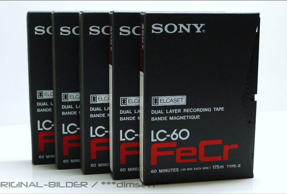 索尼 SONY LC-60 FeCr ELCASET金属带