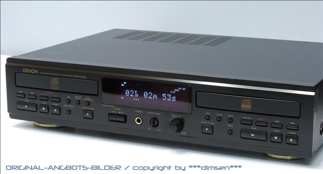 天龙 DENON CDRW1500 CD录音机 Lark Club