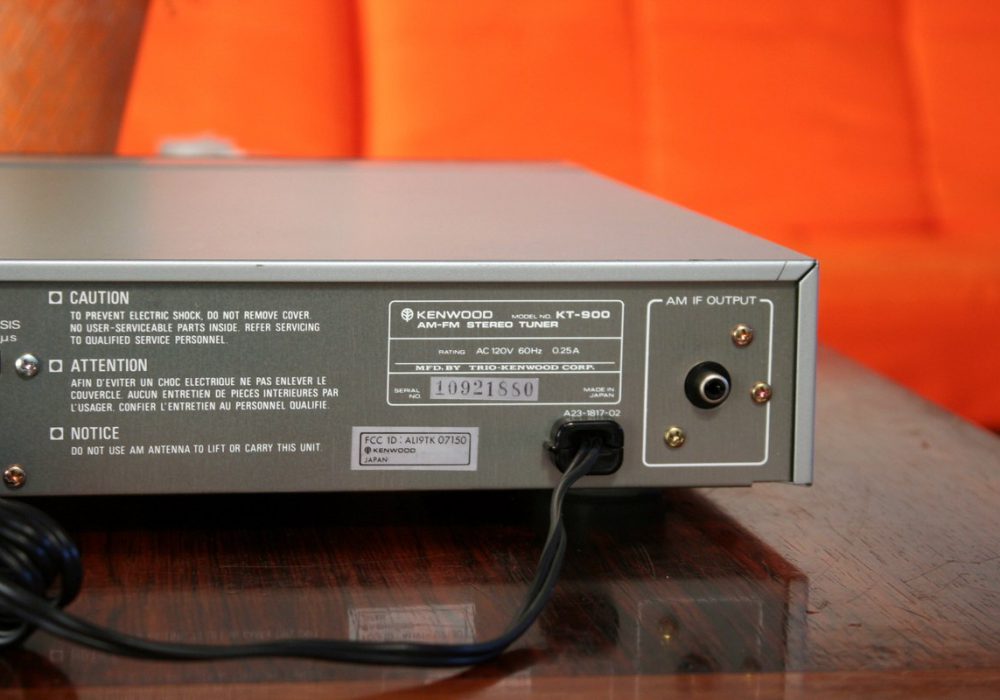 Kenwood KT-900 Tuner ‘Audio Purist Series’