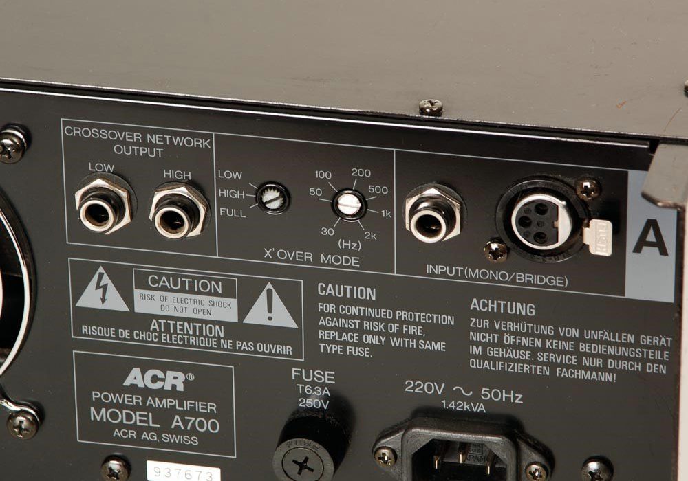 ACR A700 功率放大器