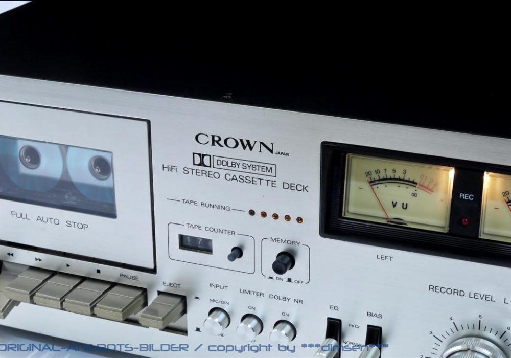 皇冠 CROWN CTD-2200 双表头古典卡座