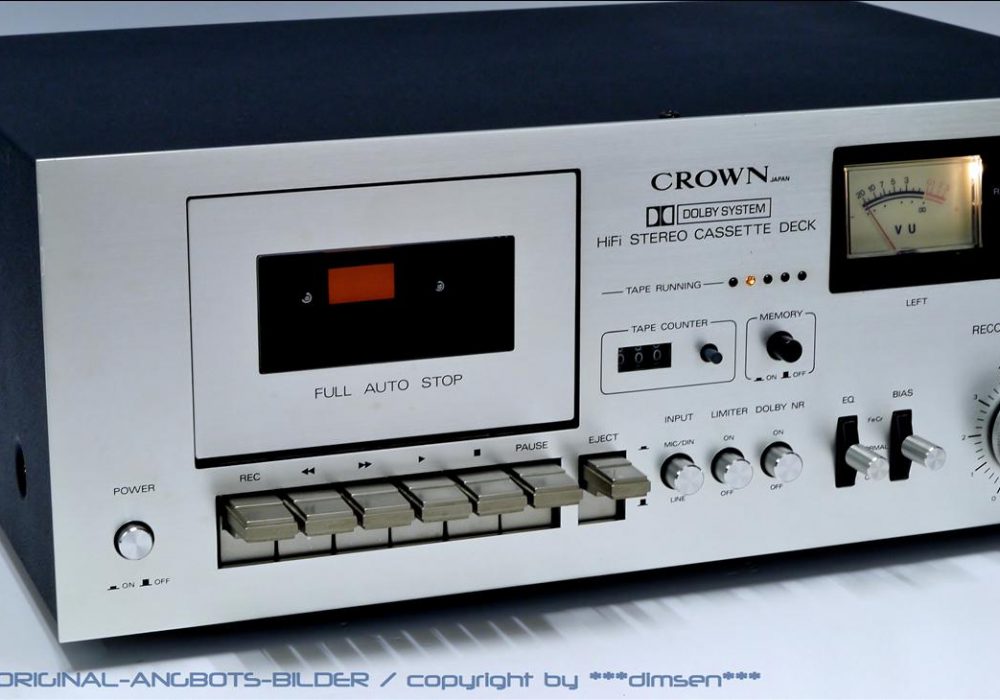 皇冠 CROWN CTD-2200 双表头古典卡座