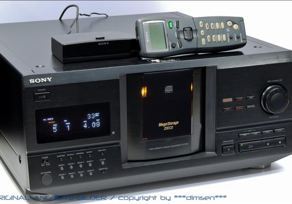 索尼 SONY CDP-260CX 200碟 CD播放机