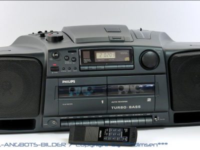 飞利浦 PHILIPS AZ-GHETTO 磁带收音CD 面包机