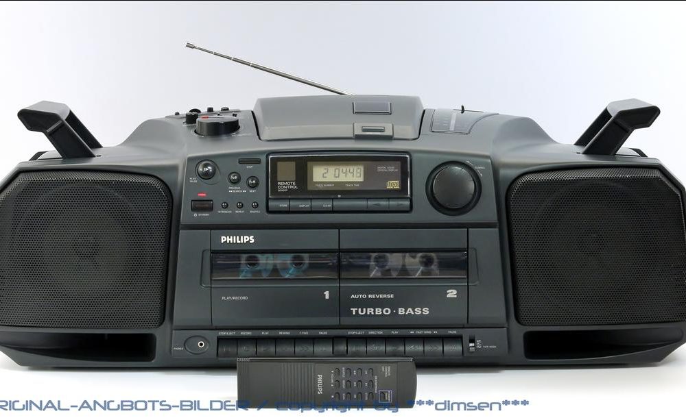 飞利浦 PHILIPS AZ-GHETTO 磁带收音CD 面包机