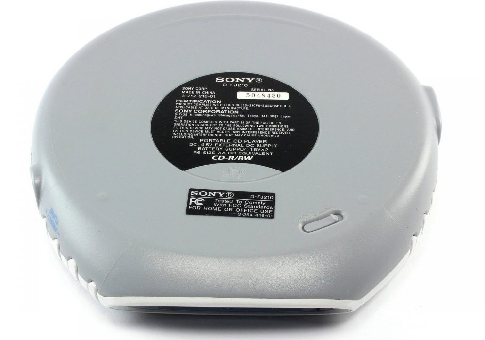 SONY 随身听 D-FJ210 便携 CD Player with AM/FM/Weather/TV Radio