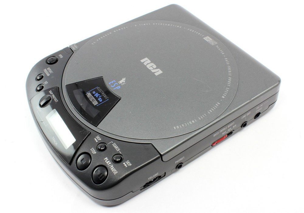 RCA RP-7906B 古董 1995 便携 CD Player ESP Electronic Skip Protaction