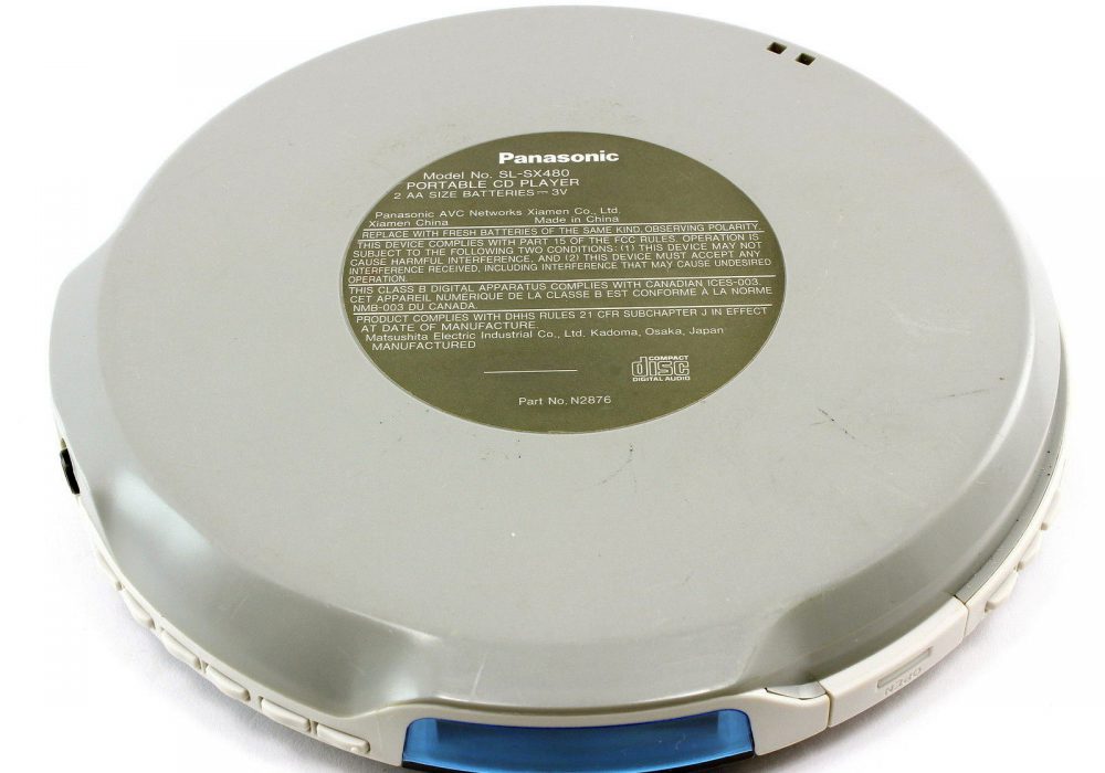 PANASONIC SL-SX480 MP3 便携 CD Player D.Sound Display not working