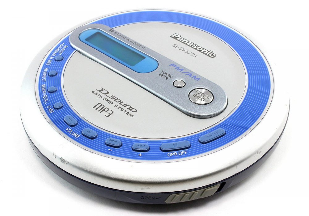 PANASONIC SL-SV573J MP3 便携 CD Player D.Sound With FM/AM Radio