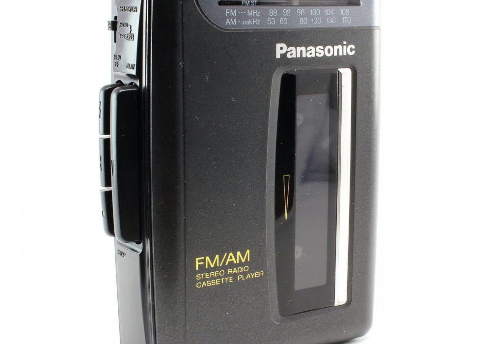 PANASONIC RQ-V52 便携 Stereo 磁带播放机 with AM/FM Radio