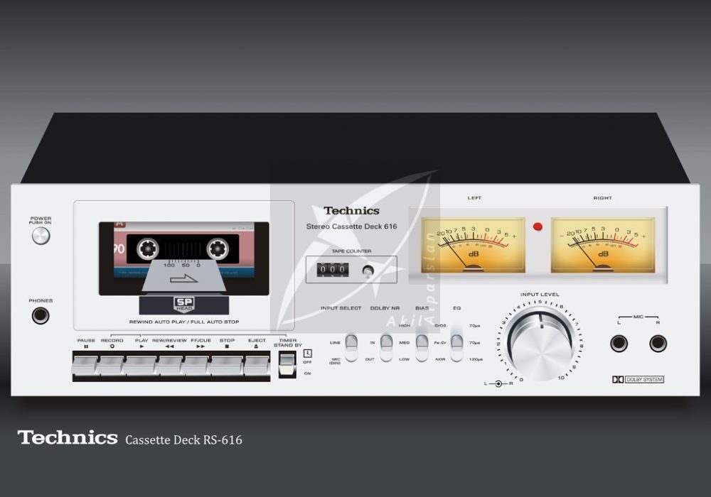 Technics Stereo Cassette Deck RS-616
