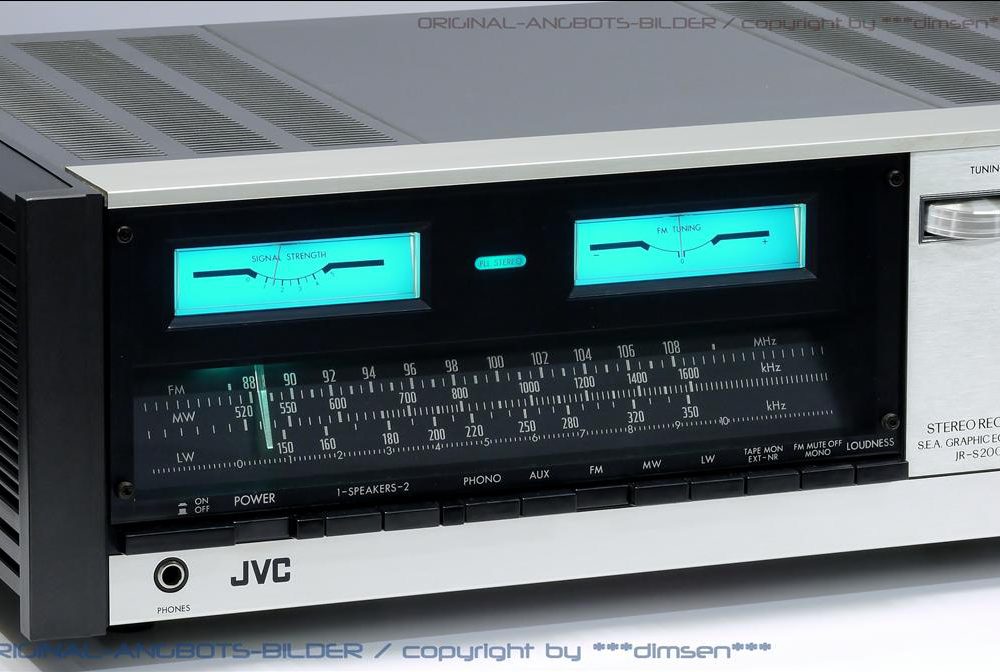 JVC JR-S200 FM/MW/LW 蓝光双表头收音头