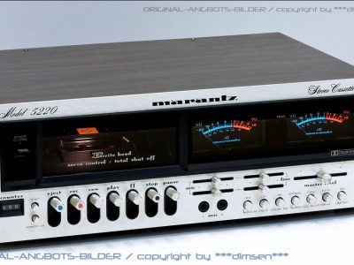 马兰士 MARANTZ 5220 古董双表头卡座