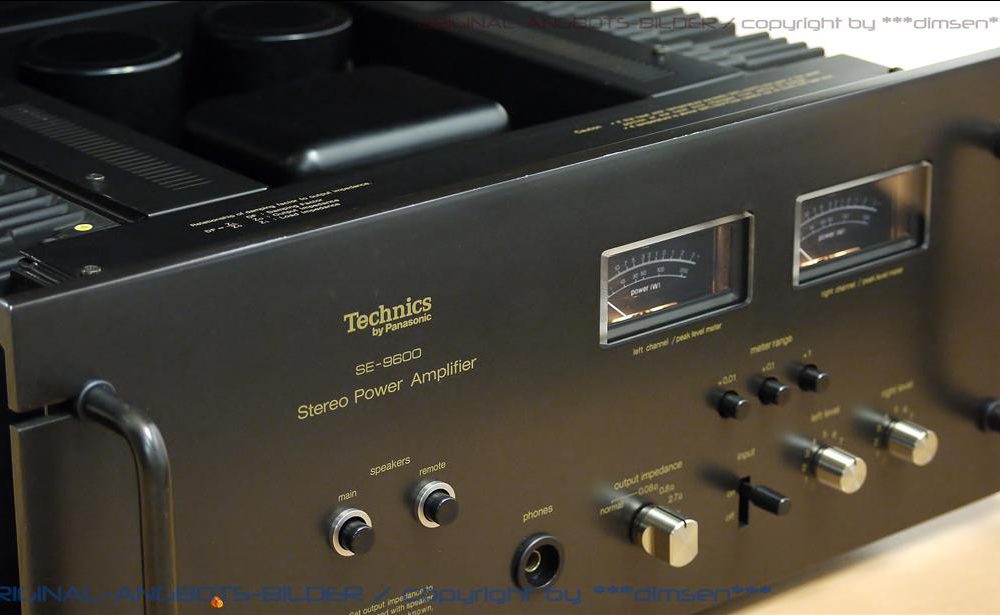 松下 Technics SE-9600 后级功率放大器