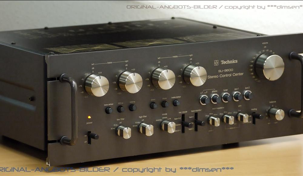 松下 Technics SU-9600 收音功放前后级 音响组合