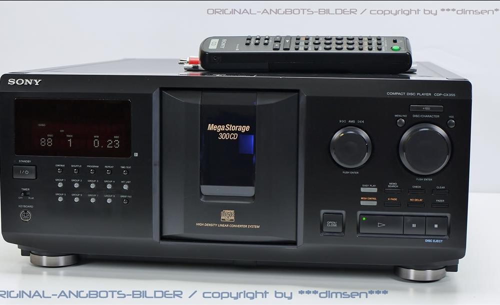 索尼 SONY CDP-CX355 300碟CD播放机