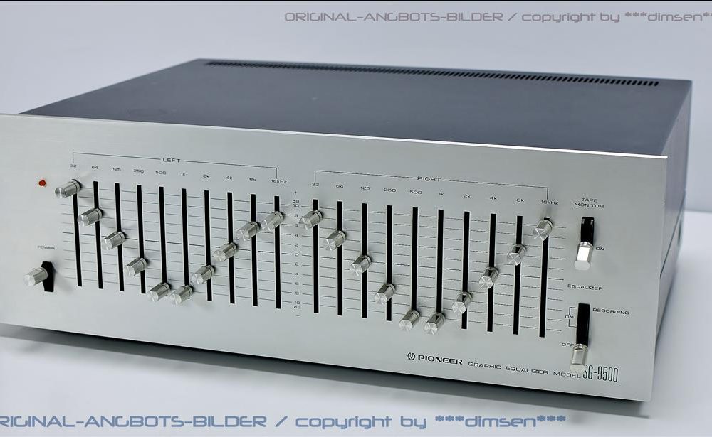 先锋 PIONEER SG-9500 图示均衡器