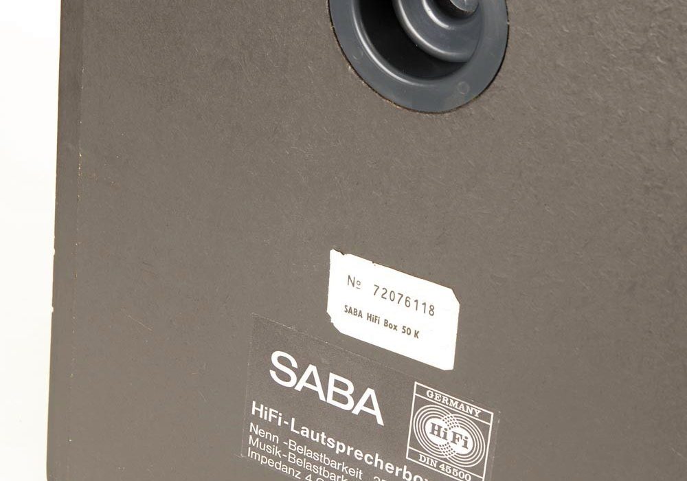 Saba Hifi-Lautsprecherbox 50 K