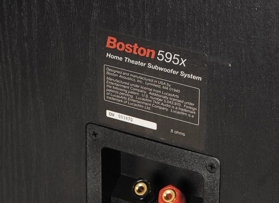 Boston 595 X THX 低音音箱
