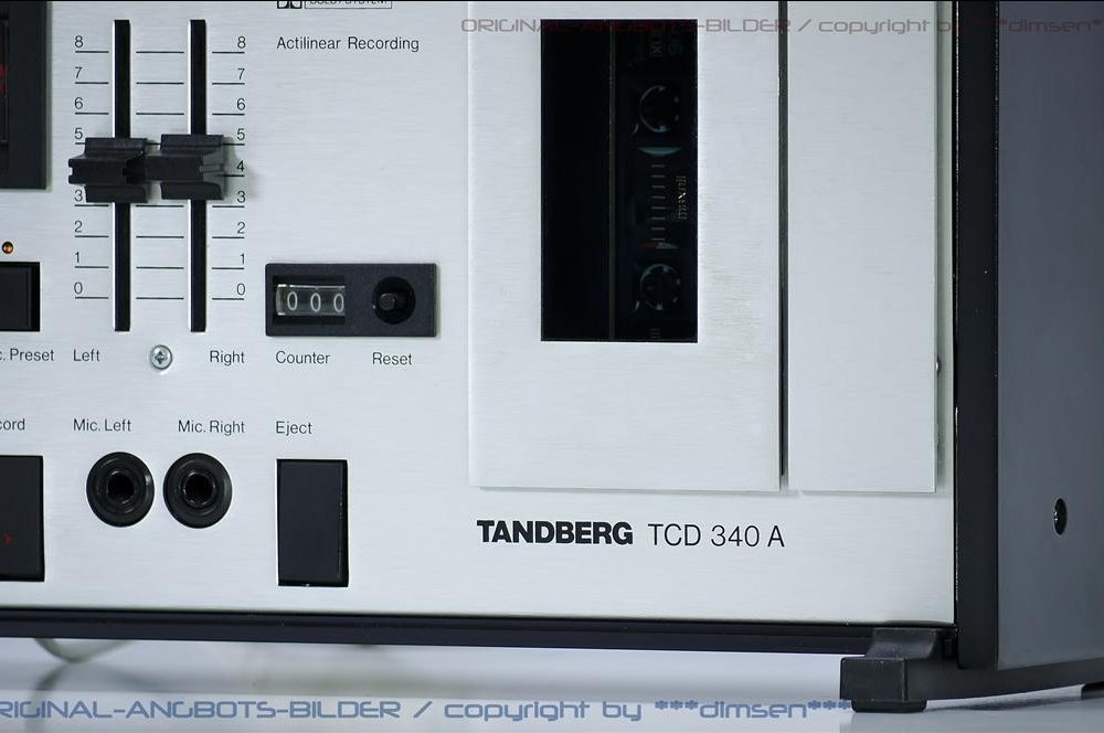 天宝 TANDBERG TCD-340A 双表头古典卡座