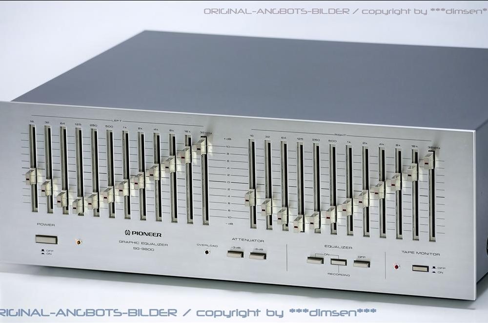 先锋 PIONEER SG-9800 图形均衡器