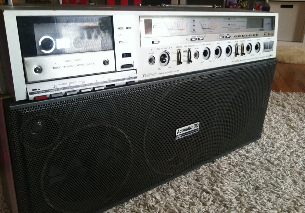 Aiwa CS-J88 before and after