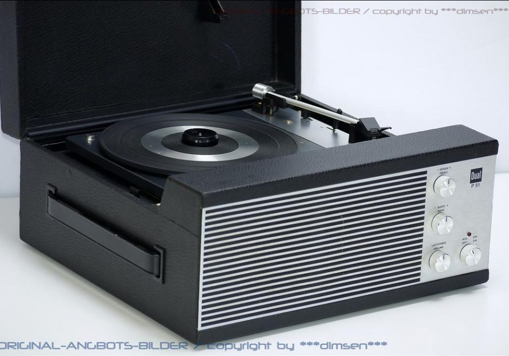 十足经典味 DUAL P51 黑胶电唱机