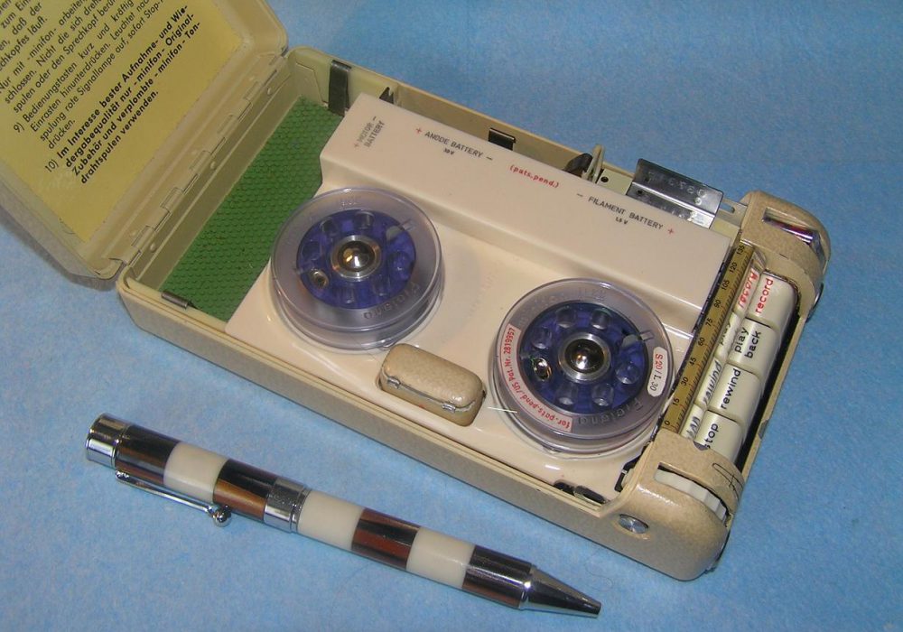 Minifon P55 L 钢丝录音机