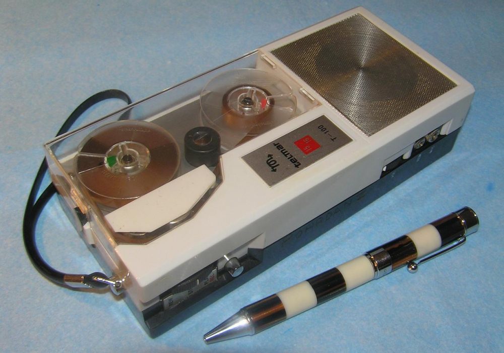 Telmar T-100 微型开盘机 磁带录音机