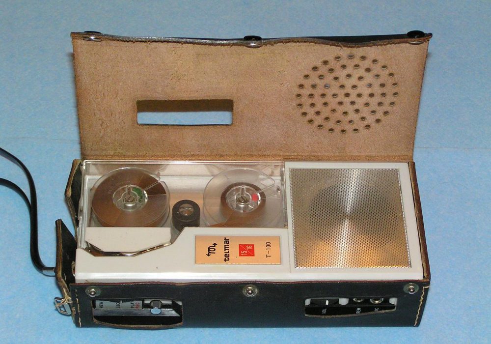 Telmar T-100 微型开盘机 磁带录音机