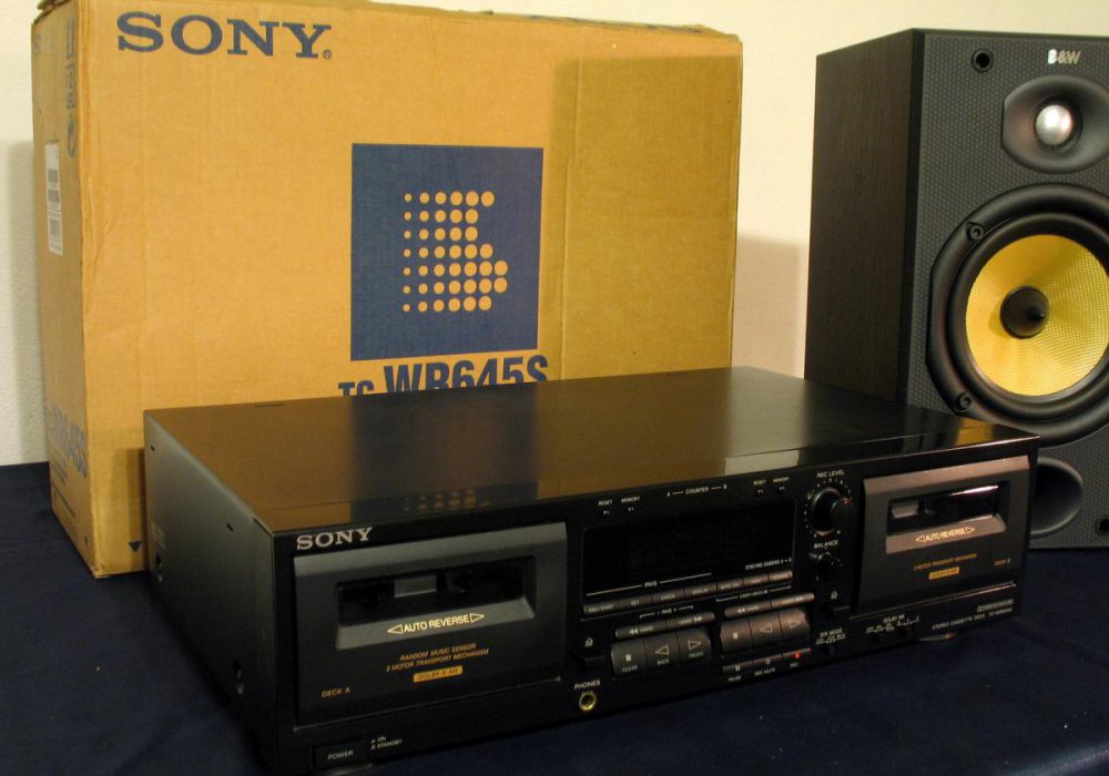 SONY TC-WR645S 双卡座