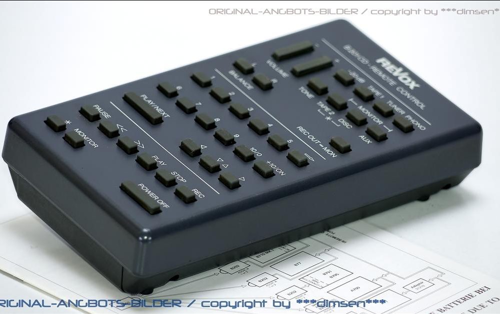 REVOX B201CD 遥控器