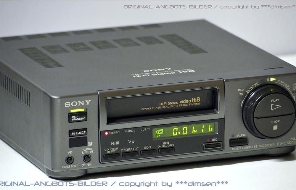 索尼 SONY EV-C500E Hi-8 立体声录像机